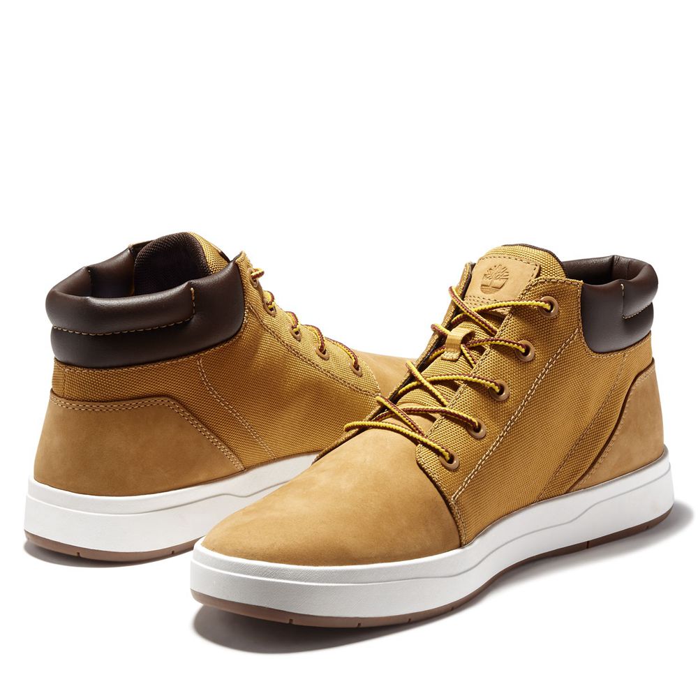 Bocanci Chukka Timberland Barbati Maro - Davis Square Piele Collar - Romania - LIJSMN486